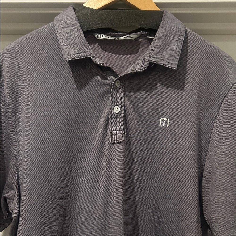 Travis Mathews purple golf shirt men’s large